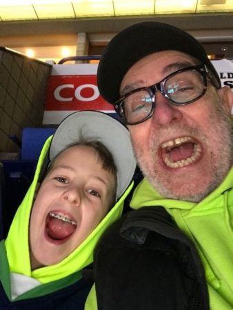 Brian Foster, former Executive Director, picture here with 10-yr-old grandson Rourke.