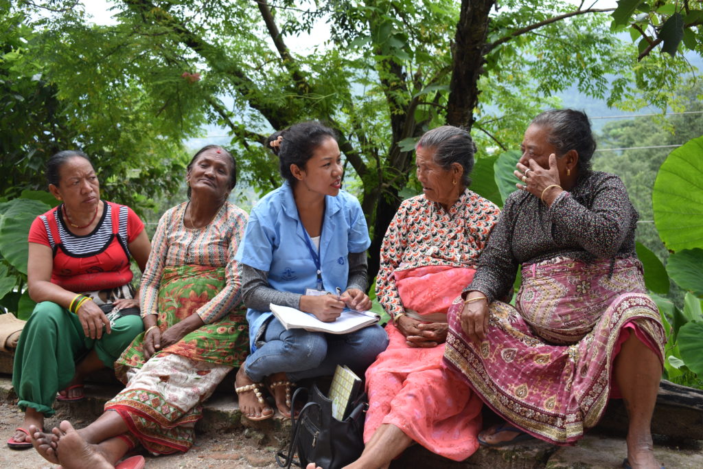 Amita, a community health worker from Nepal