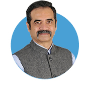 Portrait of Kashinath, CEO of Operation Eyesight