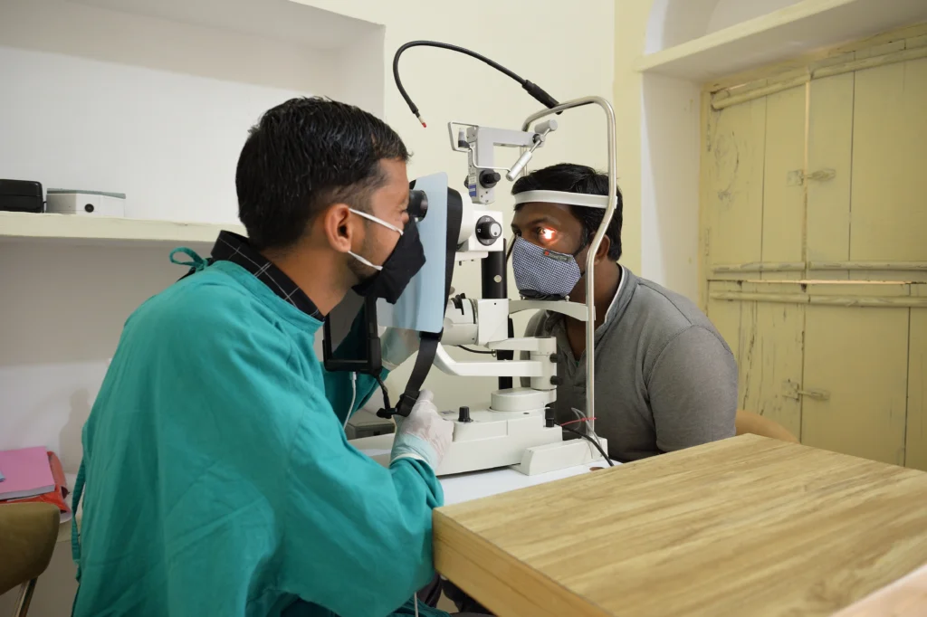 India Eye exam